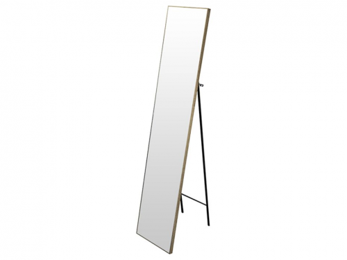 Samostojné zrcadlo - světle hnědé 