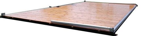 Lakovaná dřevěná podlaha 10x45